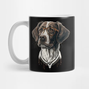 Pointer dog hipster Mug